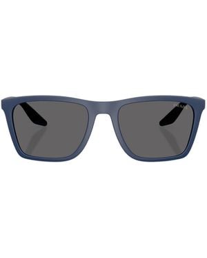 Prada Linea Rossa Prada Eyewear Linea Rossa Pillow Frame Sunglasses - White