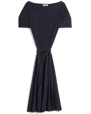 Lemaire Short Sleeve Off Shoulder Dress - Blue