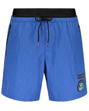 Iceberg Elastic Waist Swim Trunks - Blue