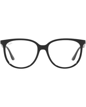 Ray-Ban Square Frame Glasses - White