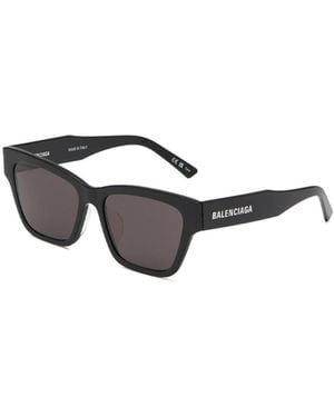 Balenciaga Geometric-Frame Sunglasses - Metallic
