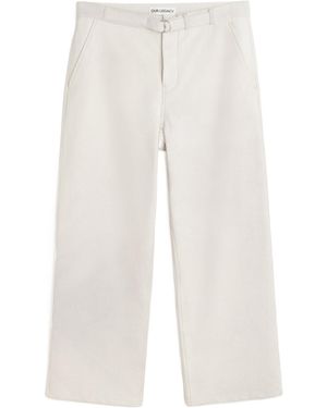 Our Legacy Wide Leg Trousers - White