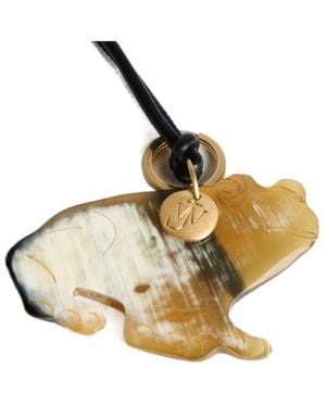 JW Anderson Jw Anderson Frog Bag Charm - Metallic