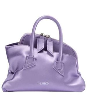 The Attico The La Passeggiata Mini Top Handle Bag - Purple