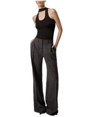 Coperni Wide-Leg Fine-Cut Trousers - Black