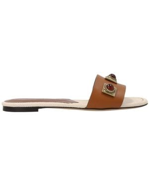 Etro Open-Toe Crystal Embellishment Scandals - Multicolor