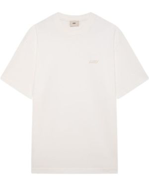 Autry Logo Patch Crewneck T-Shirt - White