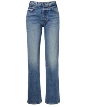 Nili Lotan Briana Straight Jeans - Blue
