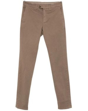 Canali Casual Pants With Belt Loops - Gray