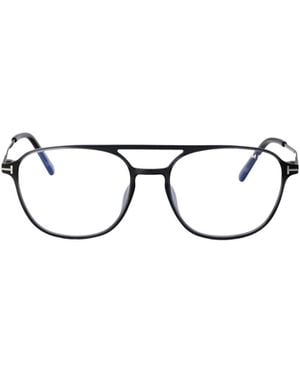 Tom Ford Pilot-Frame Acetate Glasses - White