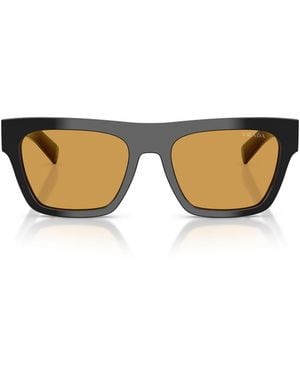 Prada Eyewear Square Frame Sunglasses - Yellow