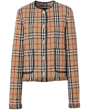 Burberry Light Jackets - Natural