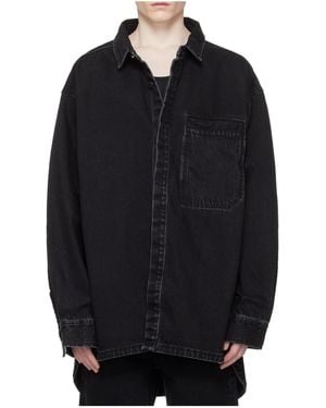 Entire studios Herculean Denim Shirt - Black