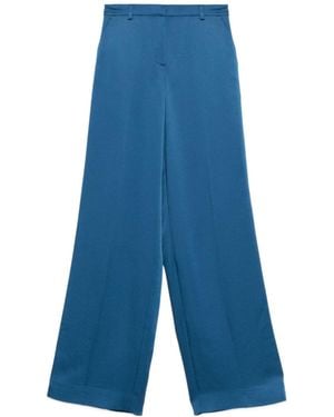 Jonathan Simkhai Wide-Leg Casual Trousers - Blue