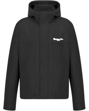 Dior Homme Logo Printed Long-Sleeved Jacket - Black