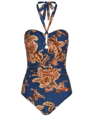 Zimmermann Stretch-Polyamide Swimsuit - Blue