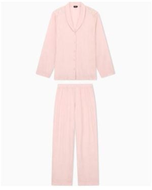 Emporio Armani Long Pyjama Set - Pink