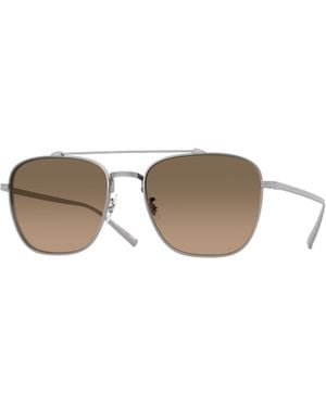 Oliver Peoples Avison Square-Frame Sunglasses - Multicolour