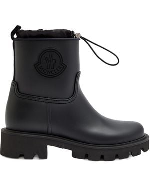 Moncler Waterproof Rubber Wellington Boots - Black