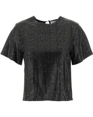 GIUSEPPE DI MORABITO Embellished Crewneck T-Shirt - Black