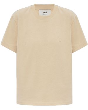 Ami Paris Ami De Coeur T-Shirt - White