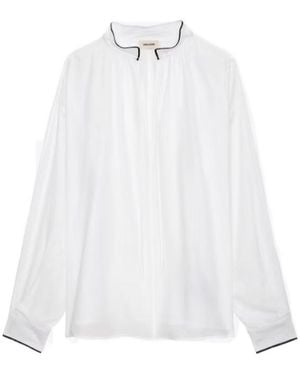 Zadig & Voltaire Long Sleeve Shirt - White