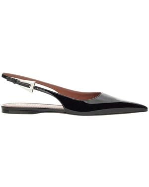 Paris Texas Jessica Western Slingback Flat Shoes - Brown