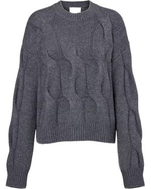 Lisa Yang Sammie Cable-Knit Jumper - Blue