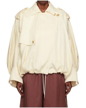 Gabriela Hearst Long Sleeve Casual Jacket - Natural