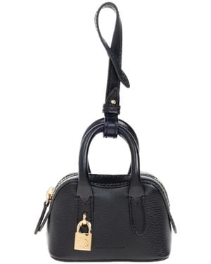 Stella McCartney Padlock Detail Mini Handbag - Black