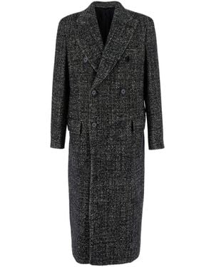 Dolce & Gabbana Double-Breasted Coat - Black