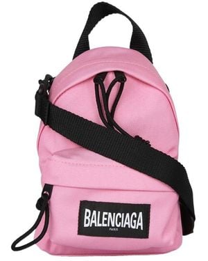 Balenciaga Oversized Mini Backpack - Pink