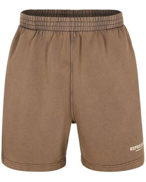 Represent Owners Club Relaxed Fit Shorts - Natural