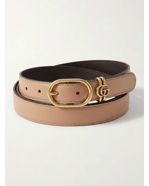 Gucci Gg Belt With Oval Buckle in Brown | Lyst display picture 1