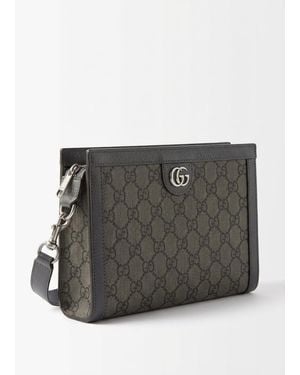 Gucci Ophidia Super Mini Clutch Bag - Grey