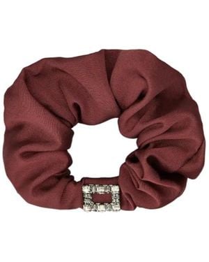 Roger Vivier Très Vivier Scrunchie - Red