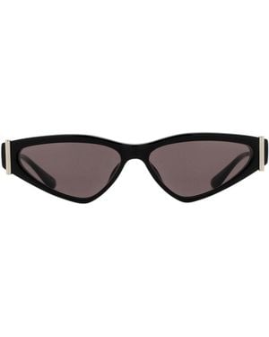 McQueen Eyewear Cat-Eye Frame Sunglasses - White