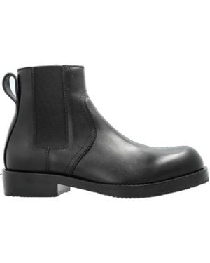 Dries Van Noten Round Toe Chelsea Boots - Black