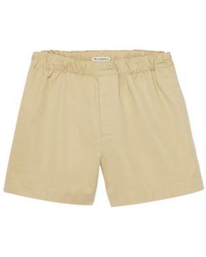 JW Anderson Jw Anderson Elastic-Waist Shorts - Natural