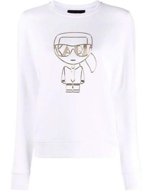 Chiara Ferragni Logo Printed Hoodie - White