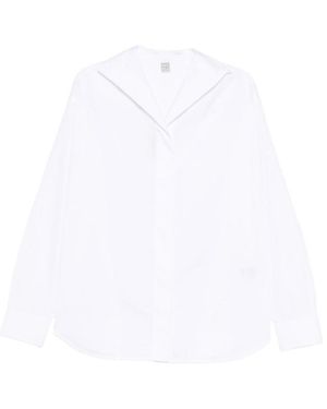 TOTEME Long-Sleeved Shirt - White