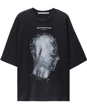 Alexander Wang Eastern Medicine Graphic Printed T-Shirt - Black