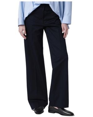 Pt Pantaloni Casual Trousers With Belt Loops - Blue