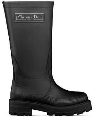 Dior D-Scots Boot - Black