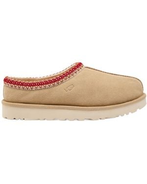 UGG Tasman Ii Suede Flatform Slippers - Brown