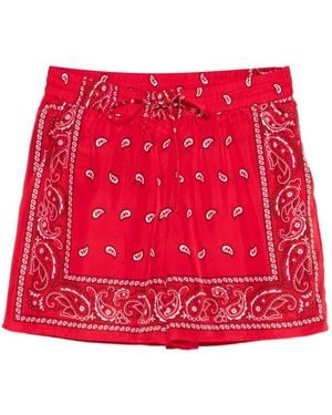 P.A.R.O.S.H. Silk Shorts - Red