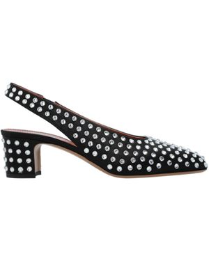 Paris Texas Lavinia Embellished Slingback Pumps - Black