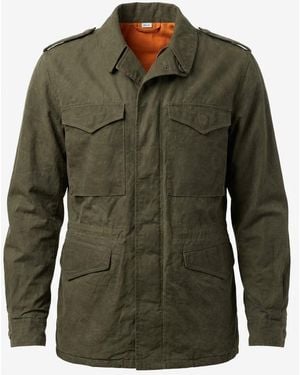 Gucci Coated Parka With Logo - Green