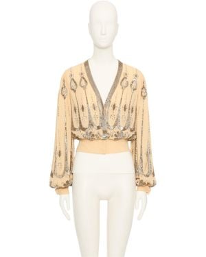 Valentino Long-Sleeved Tops - Metallic
