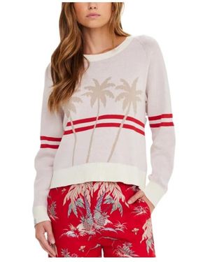 The Upside Palma Palm-Tree Jumper - Red